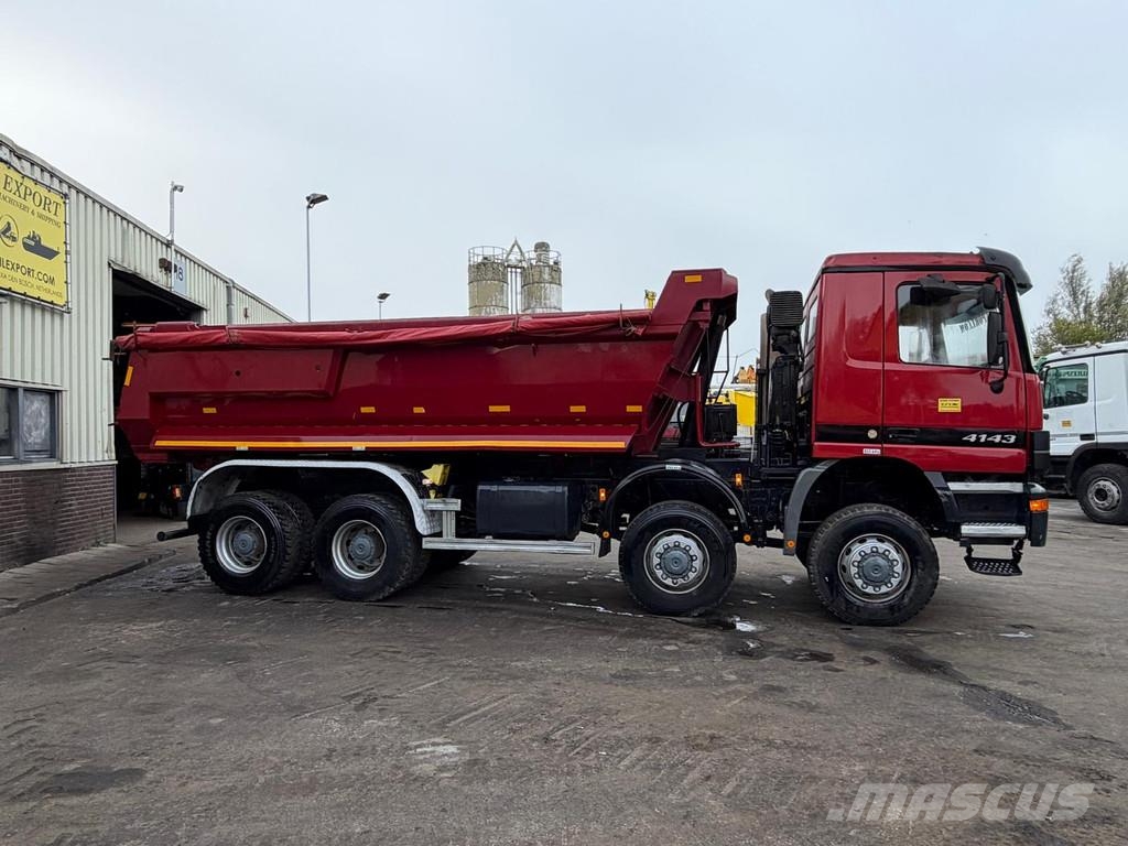 Mercedes-Benz Actros 4143 Kipper - 8x8 - Manuel Gearbox - Big Ax شاحنات قلابة