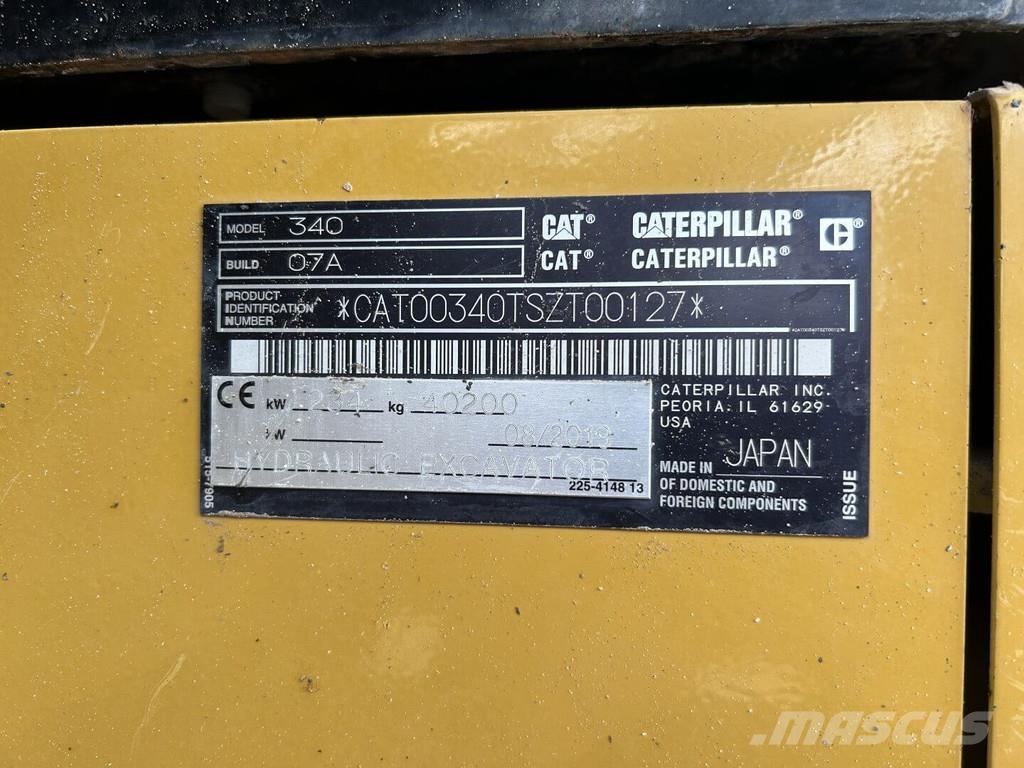 CAT 340-07 Straight Boom Koparki gąsienicowe