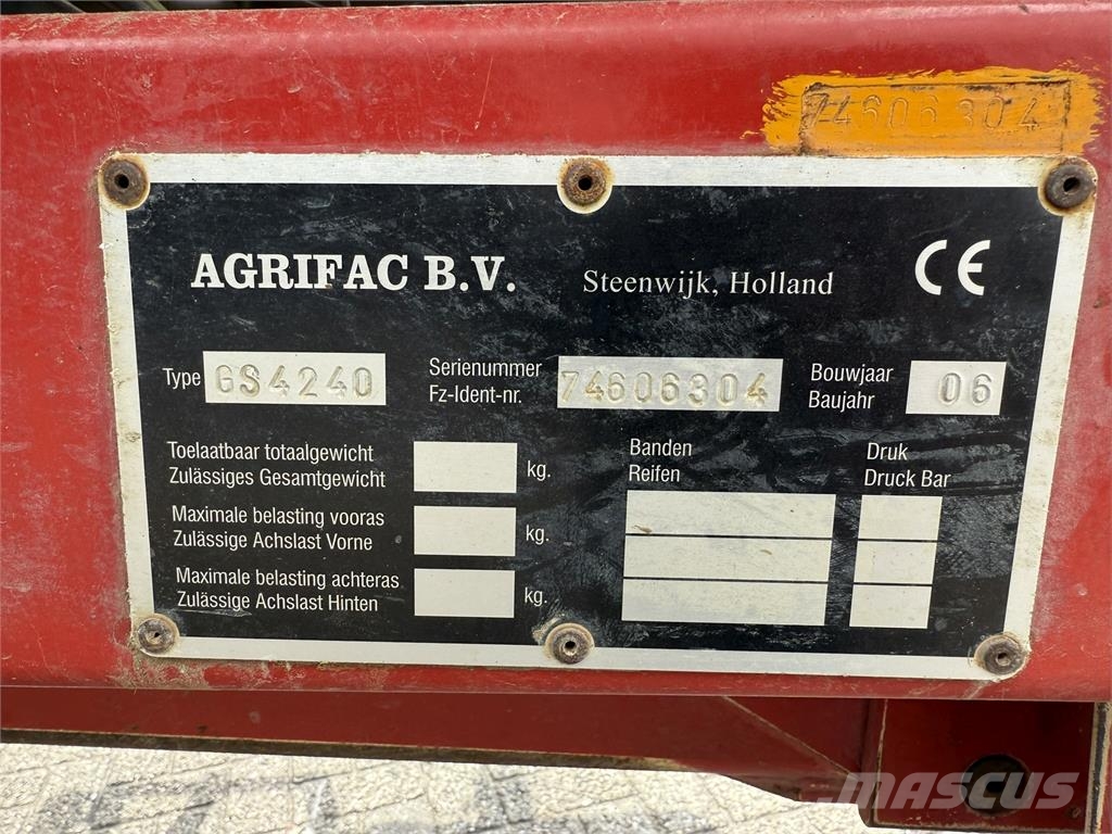 Agrifac GS 4240 40 m Zelfrijdende spuitmachines