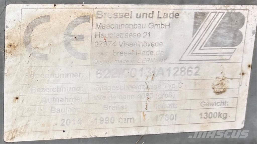 Bressel und Lade C199 kuilhapper Muud põllumajandusmasinad