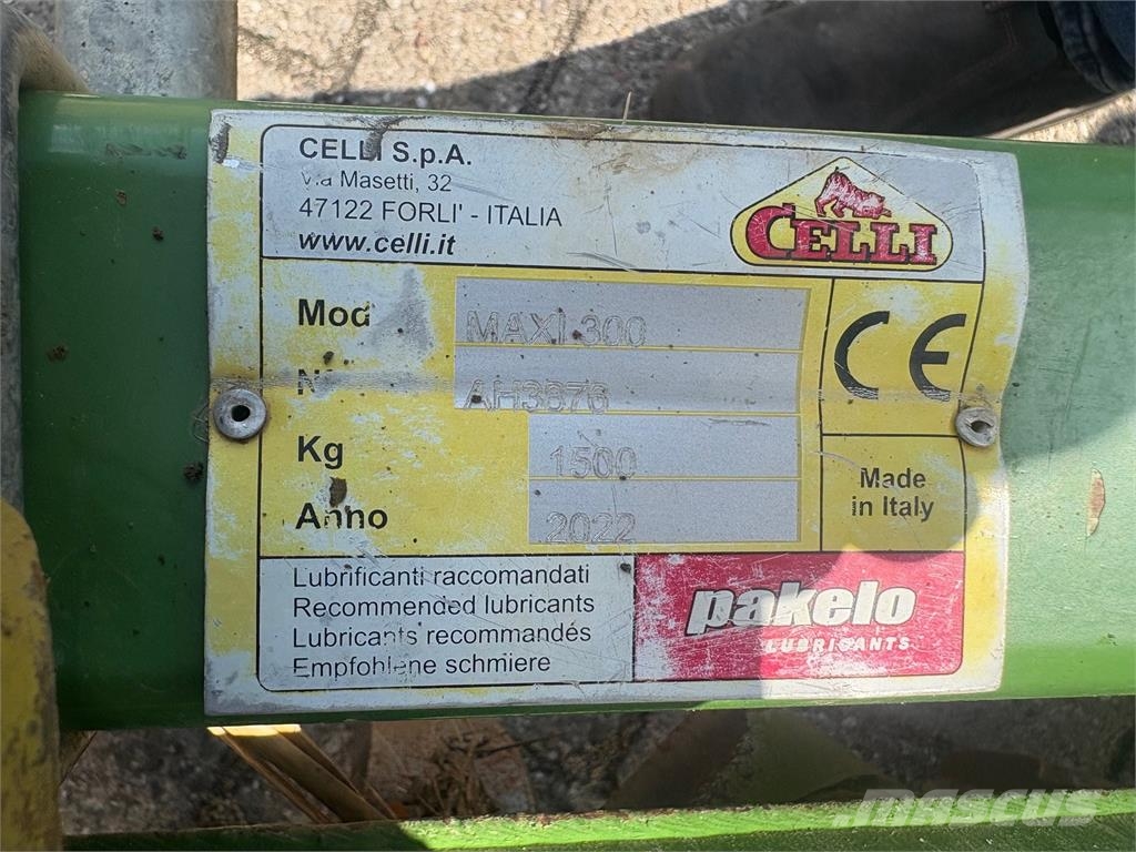 Celli rotoreg Maxi 300 Power harrows and rototillers
