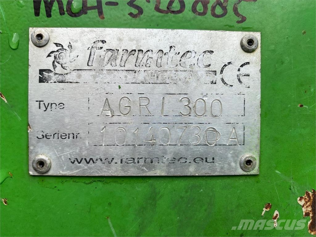 Farmtec Agri 300 Spitmachine - Met getrokken Zaaic Varomosios akėčios ir žemės frezos