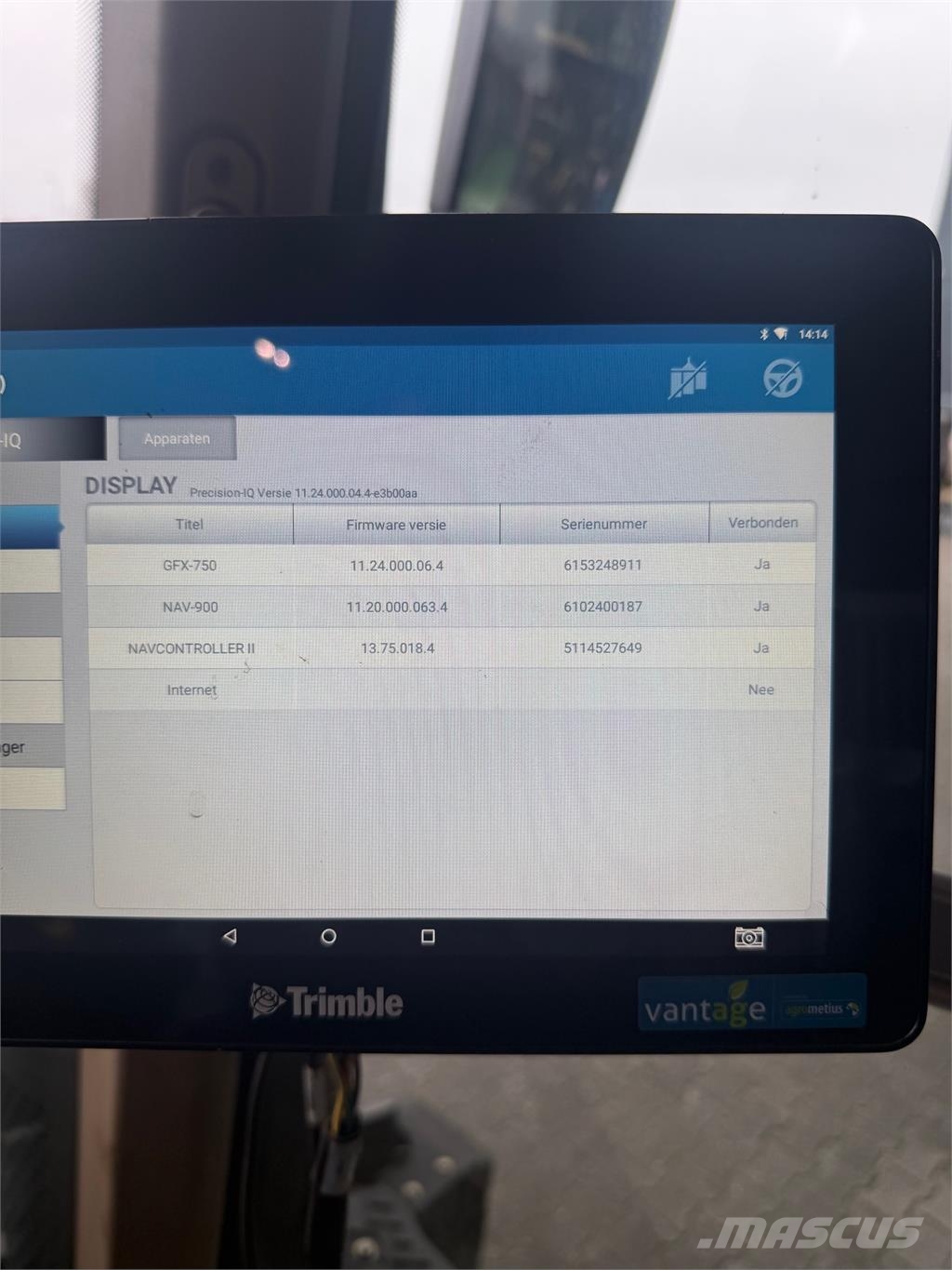 Fendt 720 SCR Profi met Trimble RTK الجرارات