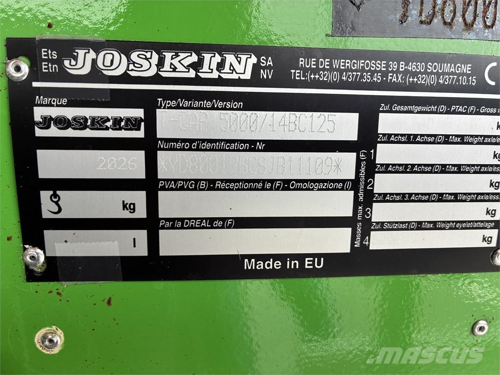 Joskin Trans-CAP 5000/14BC125 Трейлери для транспортування тварин