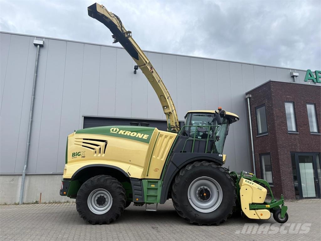 Krone Big X 780 + EC 900-3 + EF 300S Desmenuzadoras, cortadoras y desenrolladoras de pacas
