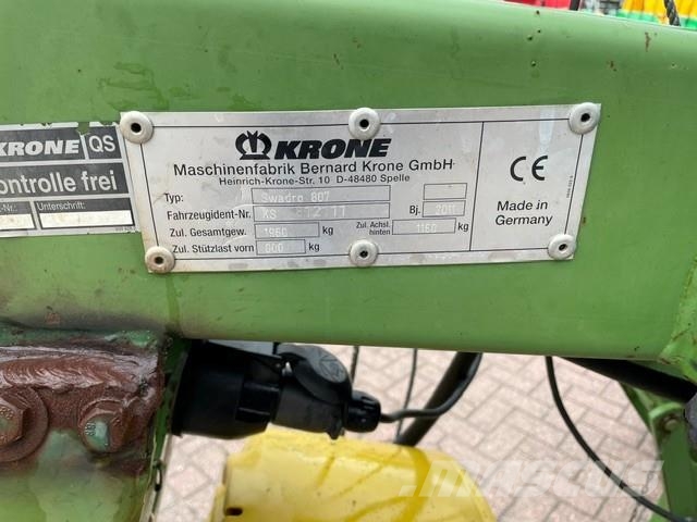 Krone swadro 807 مكابس وميبسات التبن