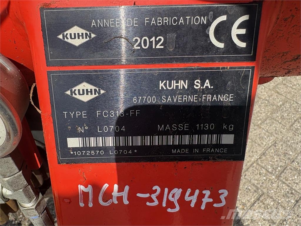 Kuhn FC 313 ACHTERMAAIER FF Žací stroje