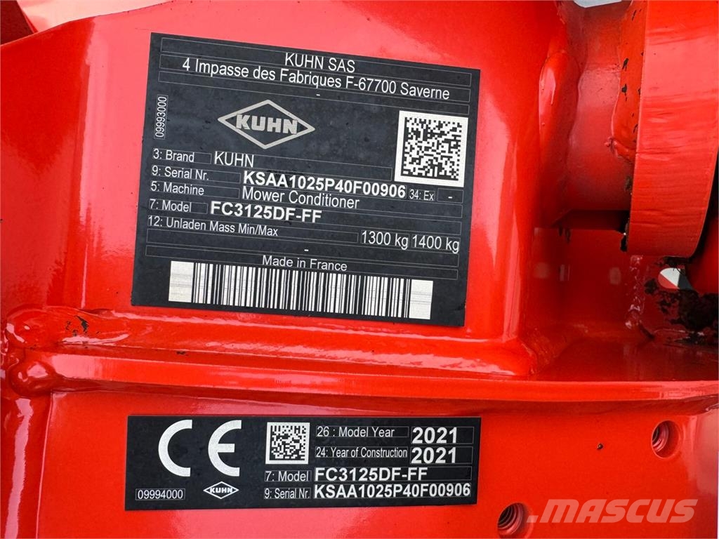 Kuhn FC 9330D-RA + FC 3125DF-FF جزازات