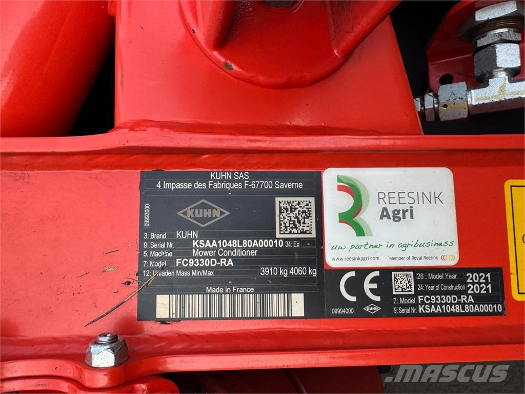Kuhn FC 9330D-RA + FC 3125DF-FF جزازات