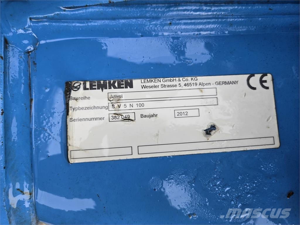 Lemken juwel 8 V 5 schaar Vanlige ploger