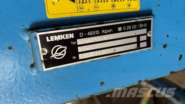 Lemken Kompaktor S 400 Walsen