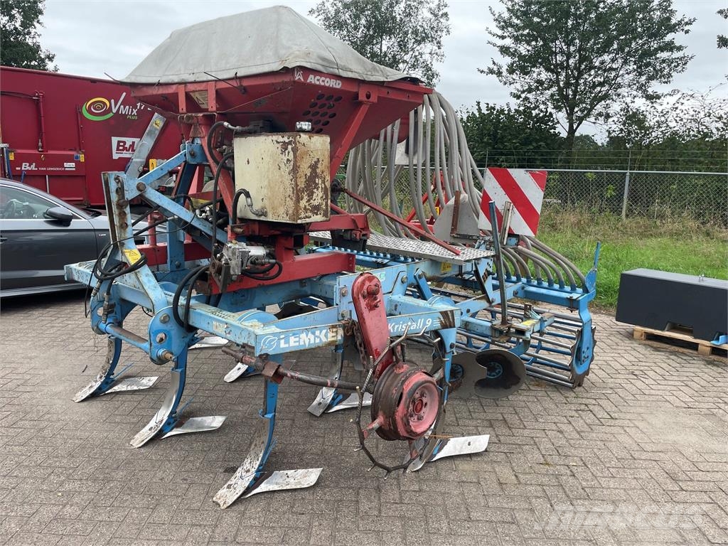 Lemken Kristall 9 met zaaibak Grubber
