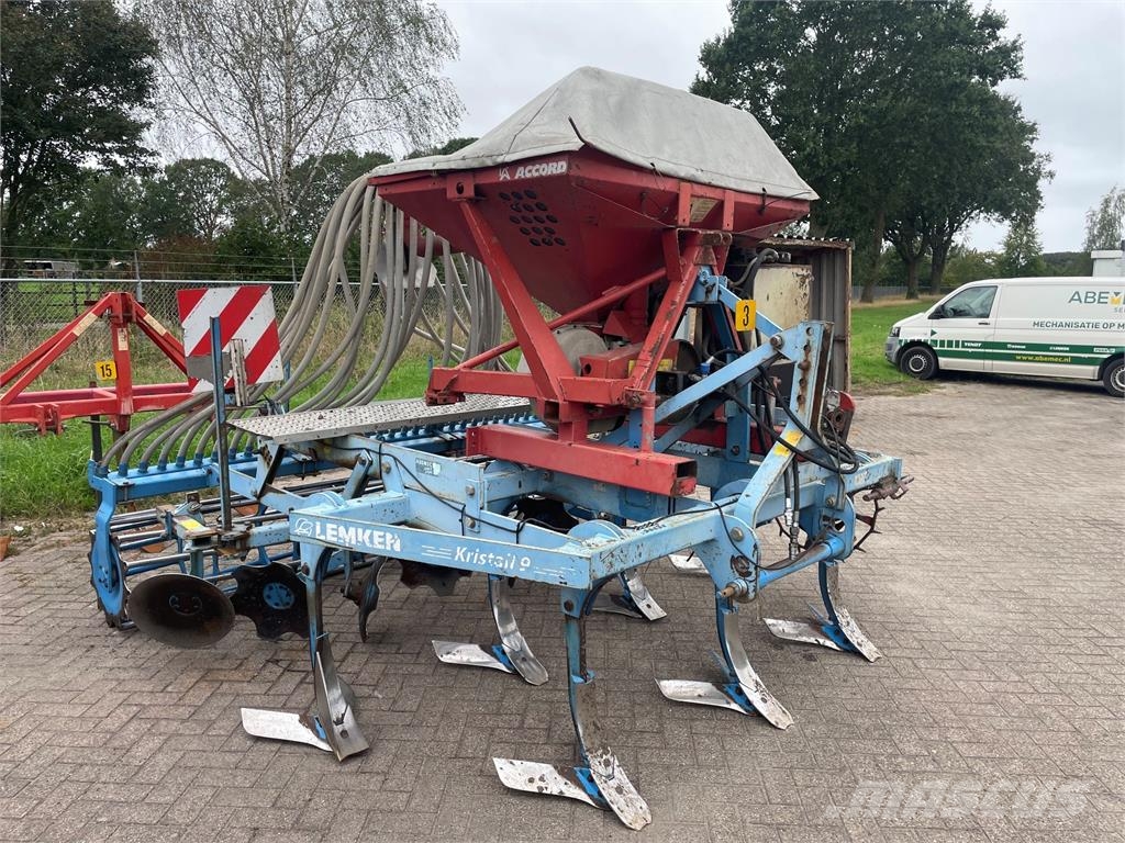 Lemken Kristall 9 met zaaibak Grubber
