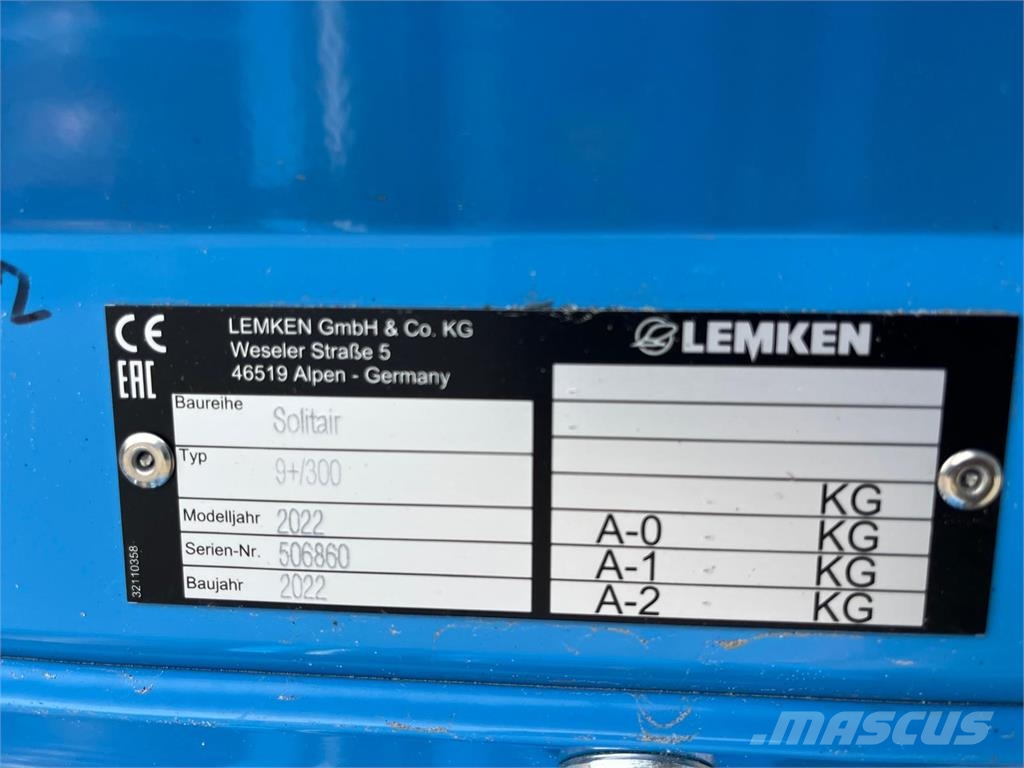 Lemken Zirkon 12/300 + Solitair 9+/300 Sejalnice