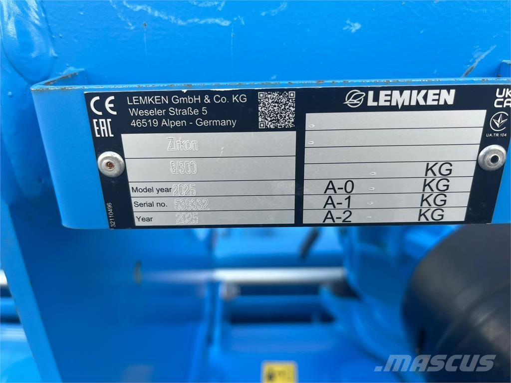Lemken zirkon 8-300 Rotorkopeggen / rototillers