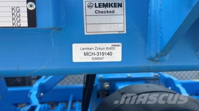 Lemken-Zirkon 8/400 TPW500 Rotorkopeggen / rototillers