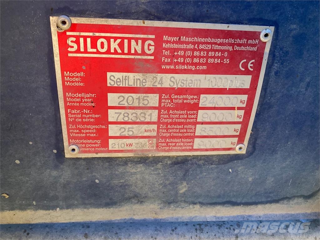 Siloking Selfline 3024 voermengwagen 混合餵料機