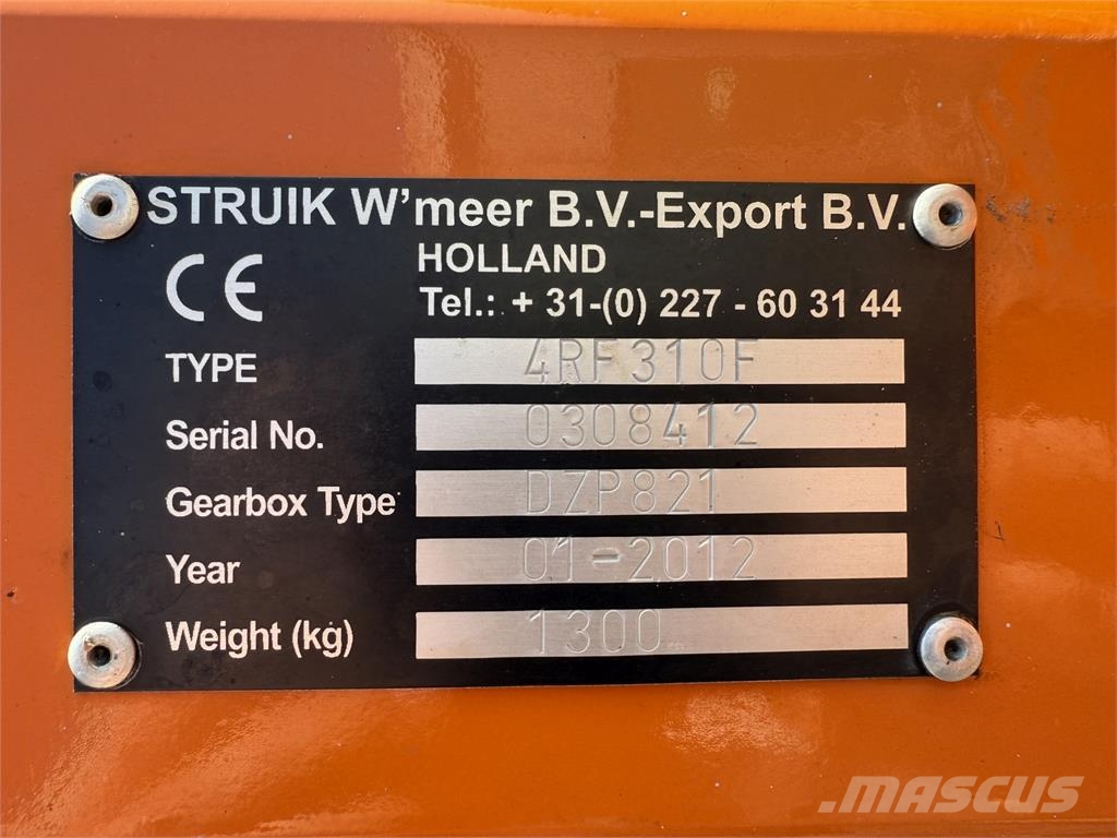 Struik 4RF 310 F Frontfrees Såbäddsharvar och rototillers