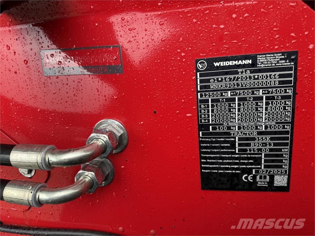 Weidemann 9580 Telescoop Челни товарачи и багери