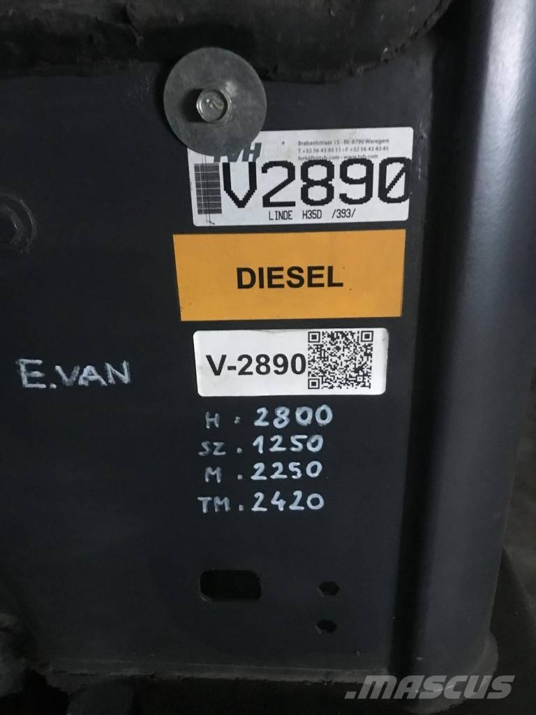 Linde H35D /393/ V-2890 OB Dizelski viličarji