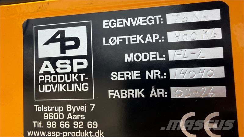ASP FL med rotation Overige componenten