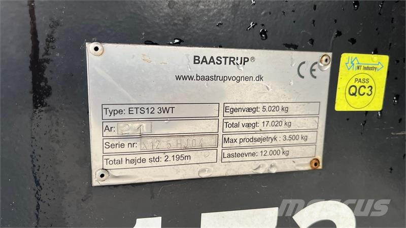 Baastrup ets 12-3w 12 tons Entreprenørvogn Komunální technika - ostatní