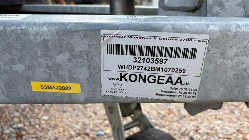 Humbaur Maximus 2 Deluxe 2700 Hestetrailer - Eksklusiv Hum Λοιπές ρυμούλκες