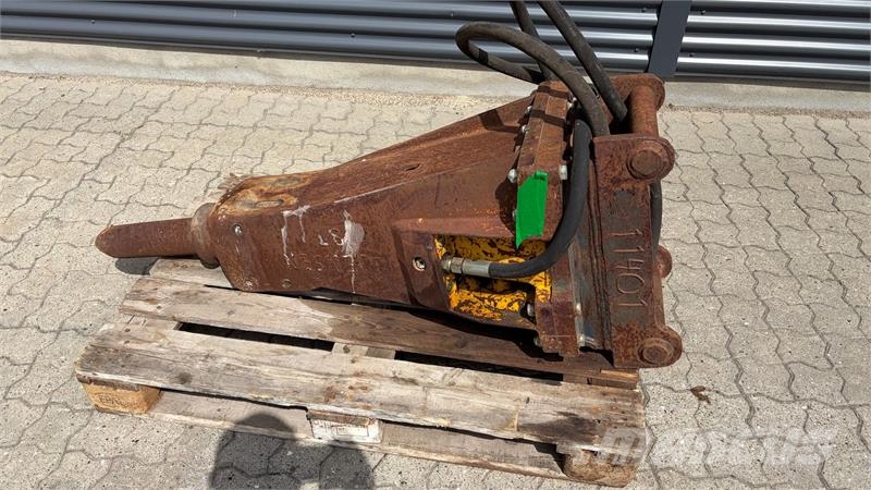 - - - Hydraulisk 8t oliehammer med S50-skifte (Ned Hammers / Breakers