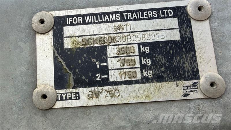 Ifor Williams bv126 Ifor Williams BV126G Kassetrailer - 3.500 kg Andre anhængere