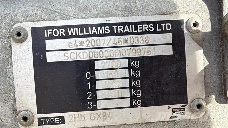 Ifor Williams GX 84 Som ny Other trailers
