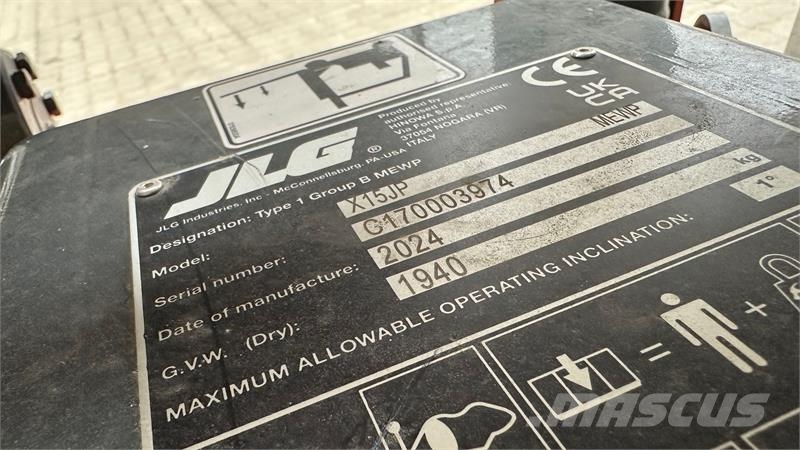 JLG X15J Plus Ανυψωτήρες ψαλιδωτής άρθρωσης