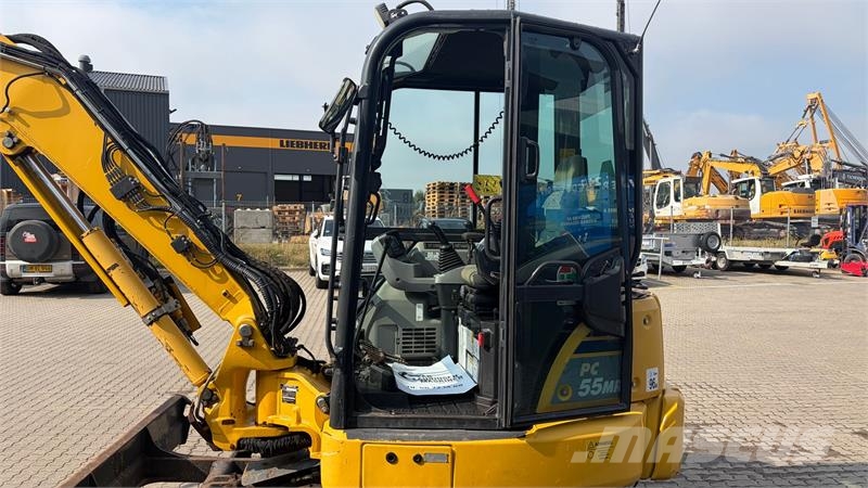 Komatsu PC55MR-5 hydremaskifte og 3 skovle Minikaivukoneet < 7t