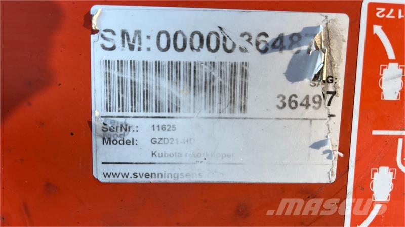 Kubota GZD21 Zeroturn med opsamler Sitteklippere