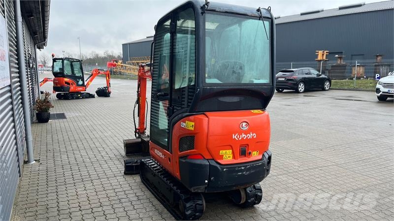 Kubota KX019-4 Tiltman med hydraulisk skovlskifte Mini ekskavatörler, 7 tona dek