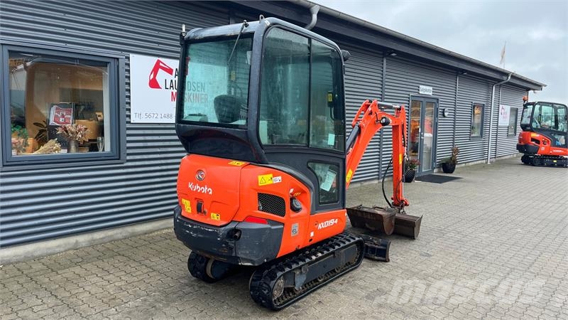 Kubota KX019-4 Tiltman med hydraulisk skovlskifte Mini ekskavatörler, 7 tona dek