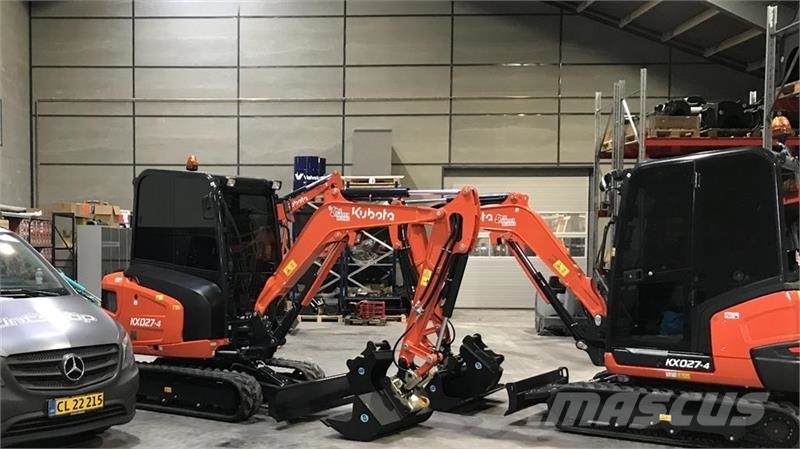 Kubota kx027-4 alt udstyr حفارات صغيرة أقل من 7 طن (حفارات صغيرة)