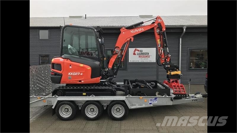 Kubota kx027-4 alt udstyr حفارات صغيرة أقل من 7 طن (حفارات صغيرة)