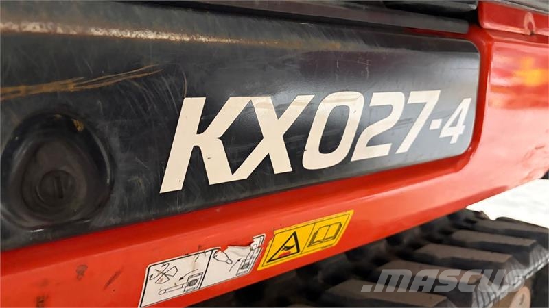Kubota kx027-4 Årgang 2021 - 3073 timer - m/ Compacttilt Miniescavatori