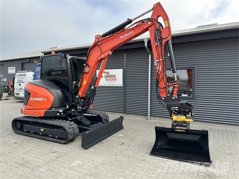 Kubota KX060-5 Med aftageligt Engcon Tiltrotator Гусеничные экскаваторы