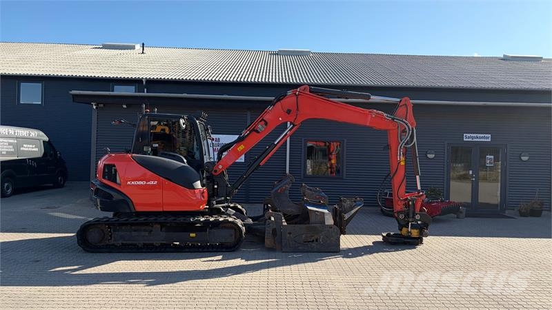 Kubota KX080-4α2 NYE BÆLTER / Engcon DC2 /Unicontrol 3D/ Rupsgraafmachines