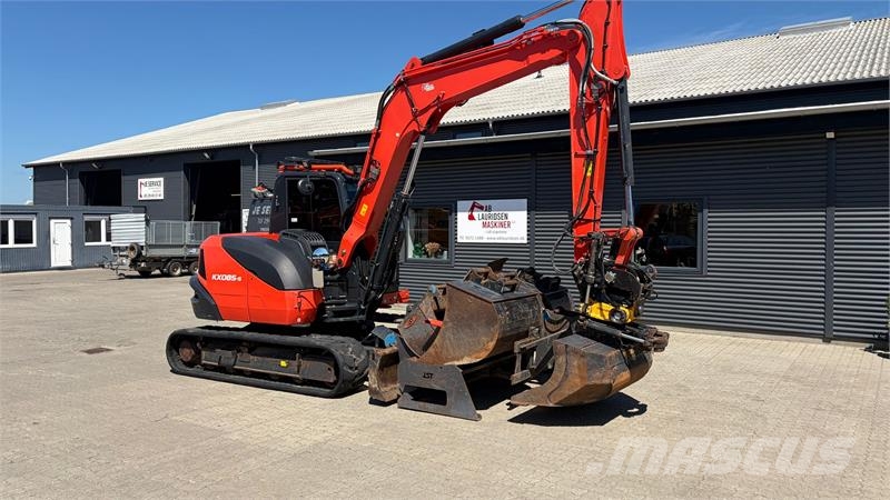 Kubota KX085-5 Engcon DC2-styring - Engcon MIG-joysticks  Vikšriniai ekskavatoriai