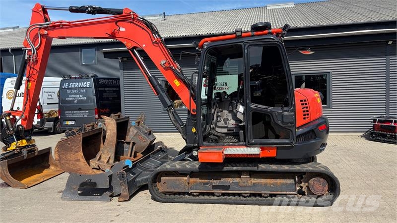 Kubota KX085-5 Engcon DC2-styring - Engcon MIG-joysticks  Vikšriniai ekskavatoriai