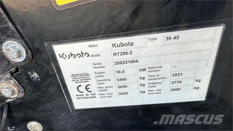 Kubota RT250-2 لوادر صغيرة