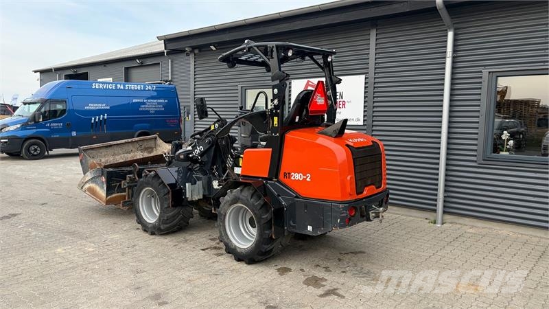 Kubota RT280-2 skovl, planerskovl, pallegafler Minilæsser - knækstyret