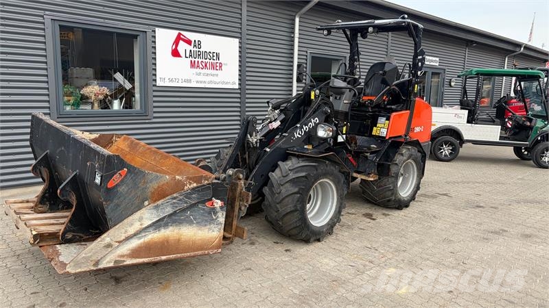 Kubota RT280-2 skovl, planerskovl, pallegafler Minilæsser - knækstyret