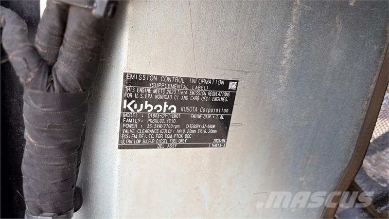 Kubota RT280-2 skovl, planerskovl, pallegafler Minilæsser - knækstyret