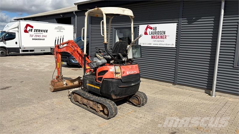 Kubota U17 Hybrid Fleksibel el-hybrid løsning (Diesel & E Escavatori cingolati
