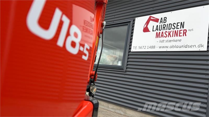 Kubota U18-5 Ny Kubota U18: Maksimal power i kompakt form Rupsgraafmachines