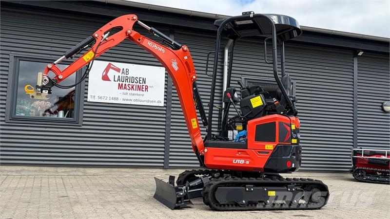 Kubota U18-5 Ny Kubota U18: Maksimal power i kompakt form Rupsgraafmachines
