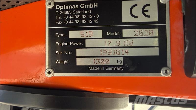 Optimas PaveJet S19 Fliselægningsmaskine med hydrauliske b Terreinbeheermachines - overige